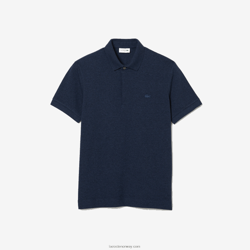 Lacoste smart paris stretch bomull pique polo 4J4X0T931 blå kine 3gf menn