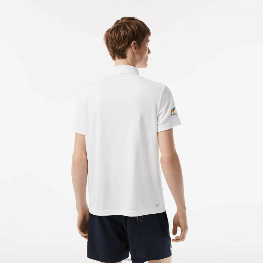 Lacoste sport miami open edition pique polo 4J4X0T205 hvit 001 menn