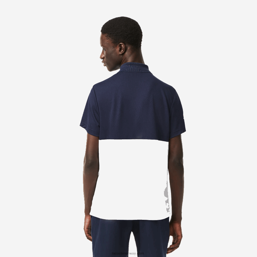 Lacoste sport miami open edition stripe polo 4J4X0T238 blå grønn hvit t3i menn