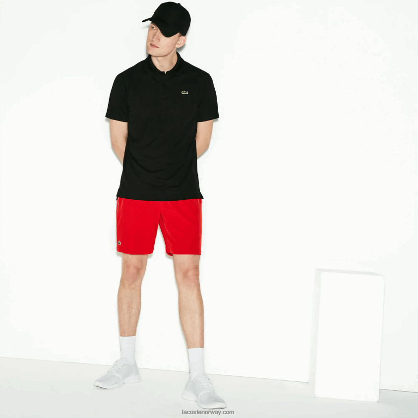 Lacoste sport pustende anti-uv pique polo 4J4X0T886 svart 031 menn