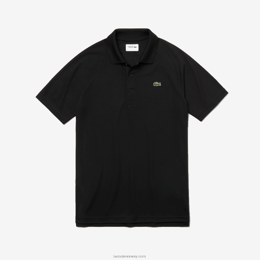 Lacoste sport pustende anti-uv pique polo 4J4X0T886 svart 031 menn