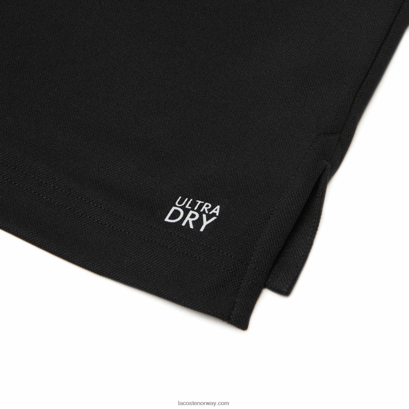 Lacoste sport pustende anti-uv pique polo 4J4X0T886 svart 031 menn