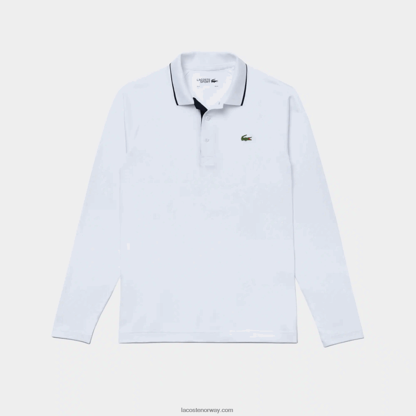 Lacoste sport pustende golfpolo 4J4X0T847 hvit marineblå 522 menn