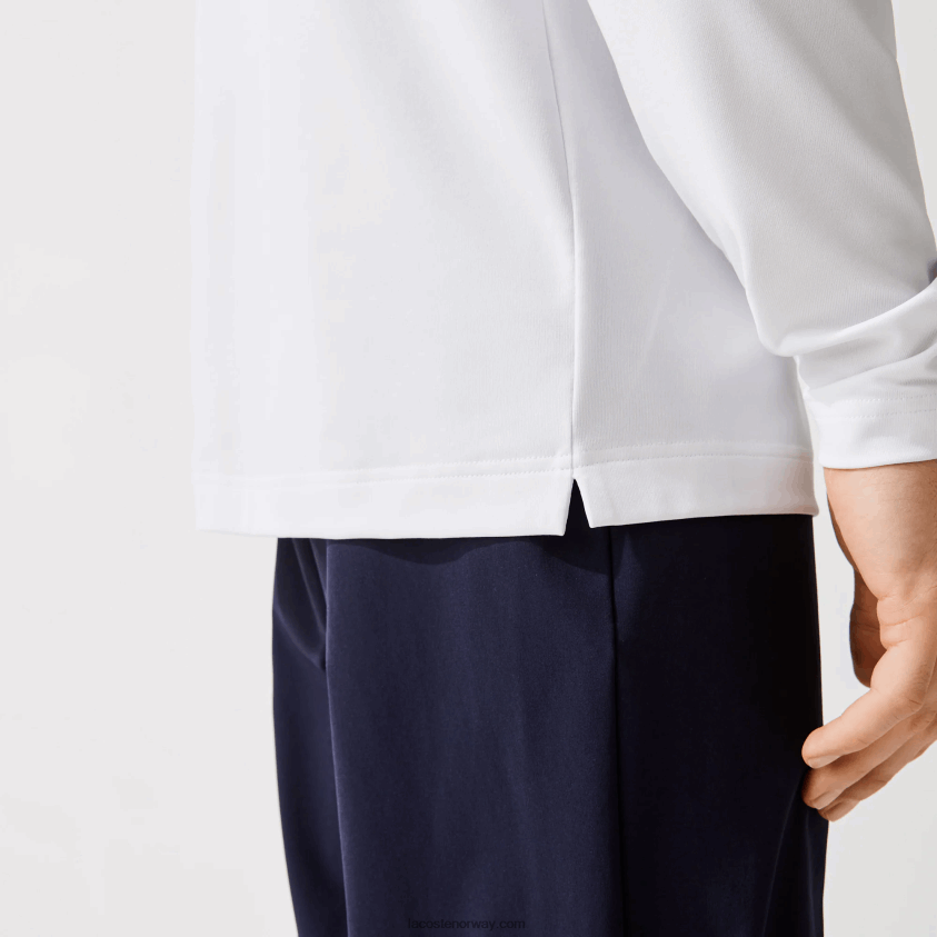 Lacoste sport pustende golfpolo 4J4X0T847 hvit marineblå 522 menn