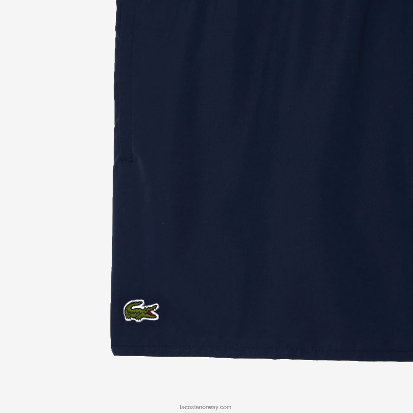 Lacoste lett hurtigtørkende badeshorts 4J4X0T536 marineblå grønn 802 menn
