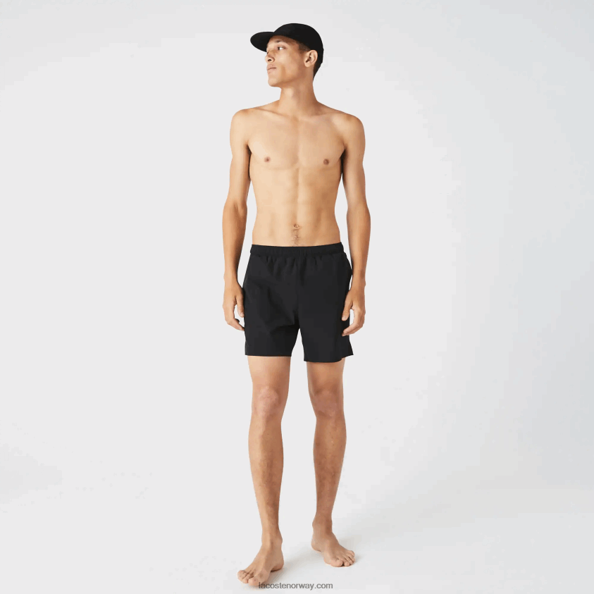 Lacoste lette badebukser 4J4X0T1681 svart 031 menn