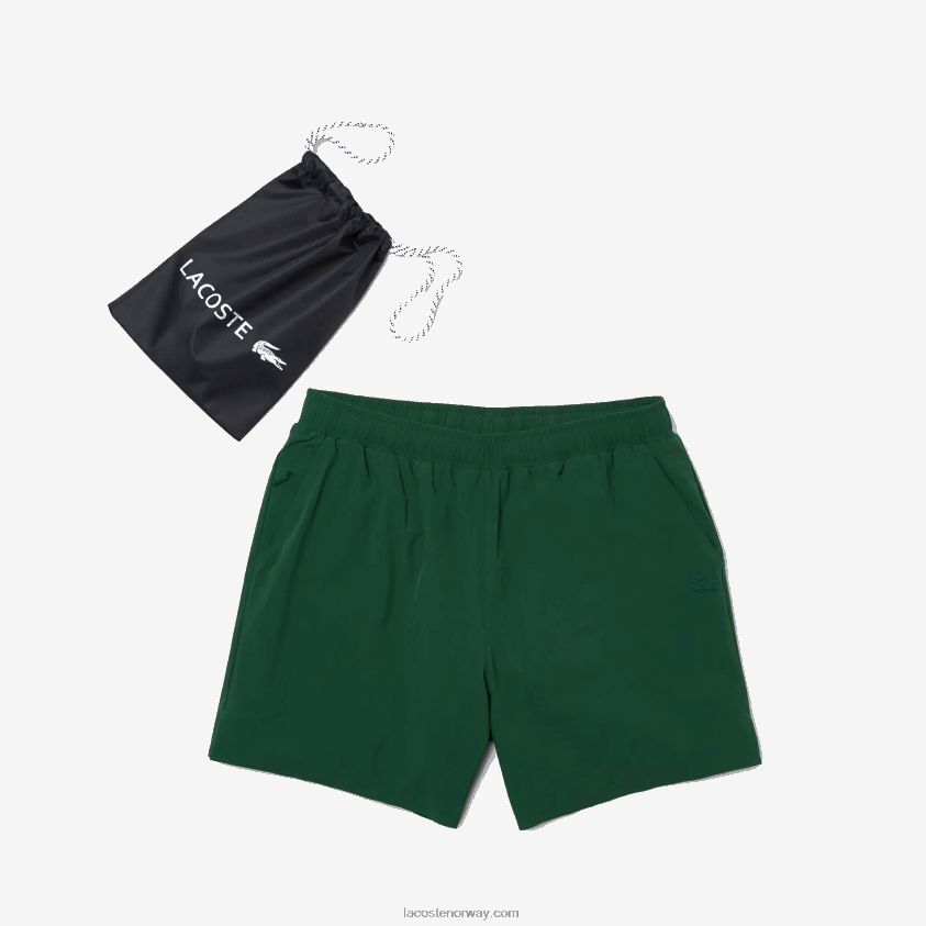 Lacoste lette badebukser 4J4X0T1683 grønn 132 menn