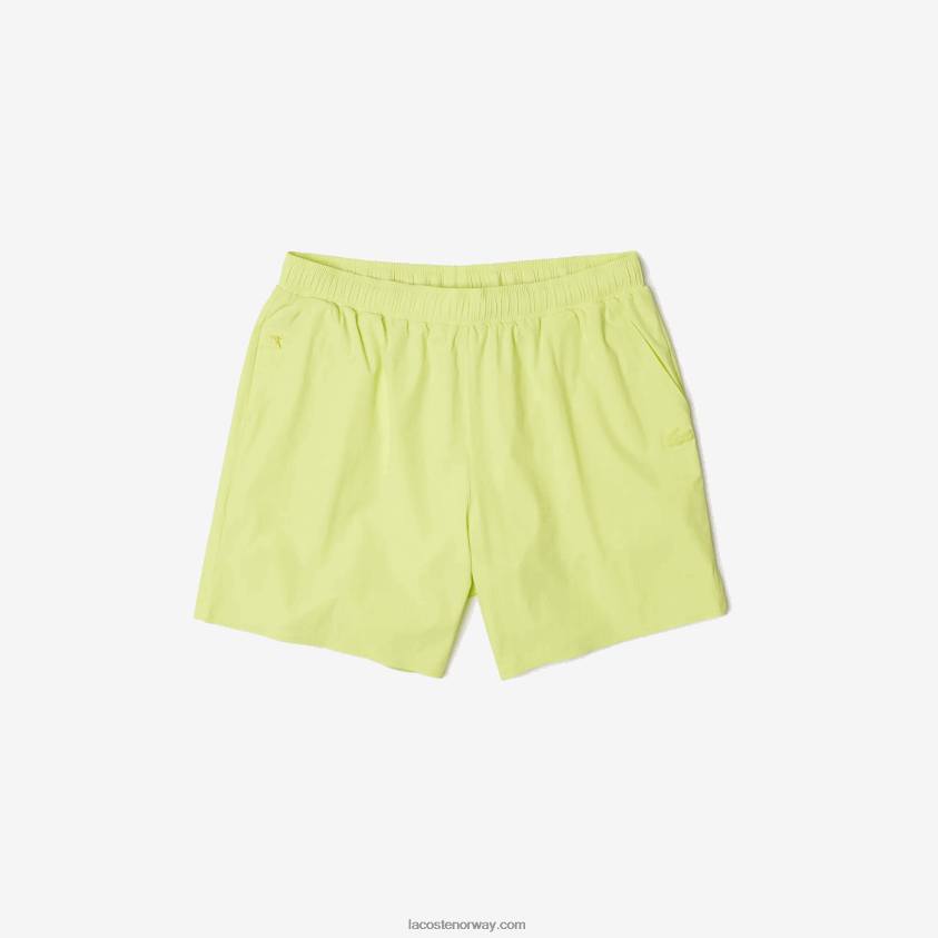Lacoste lette badebukser 4J4X0T1684 prangende gul tuk menn