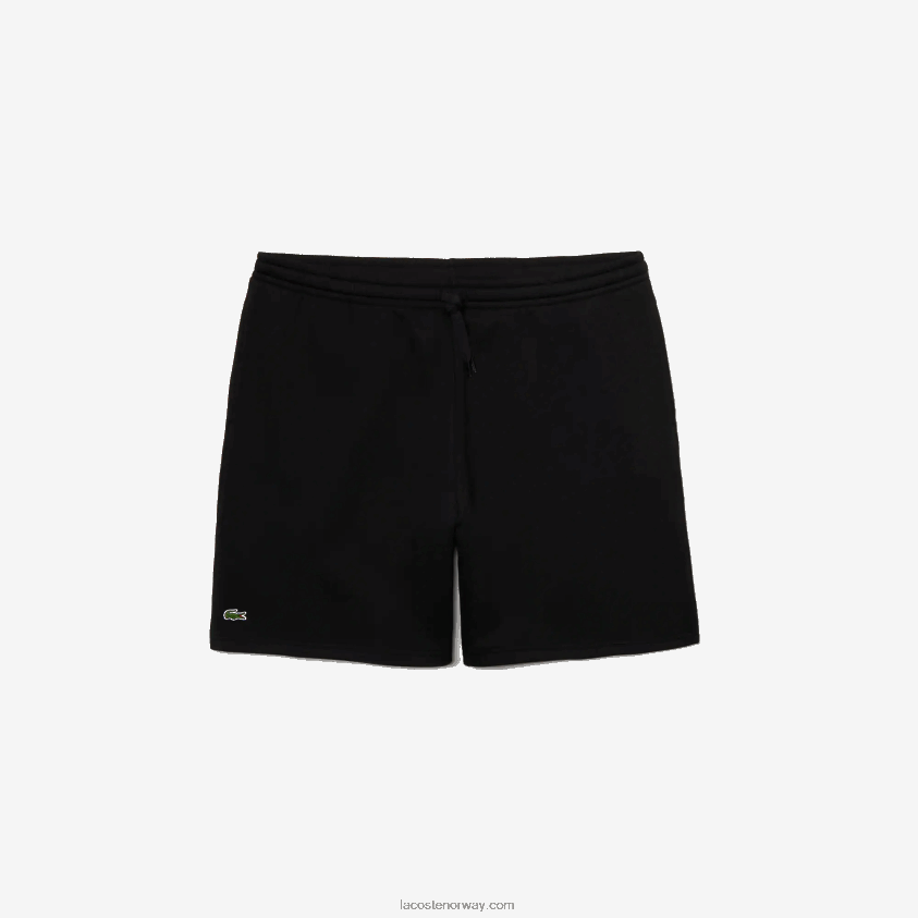 Lacoste sport ekstra stor fleeceshorts 4J4X0T1522 svart 031 menn
