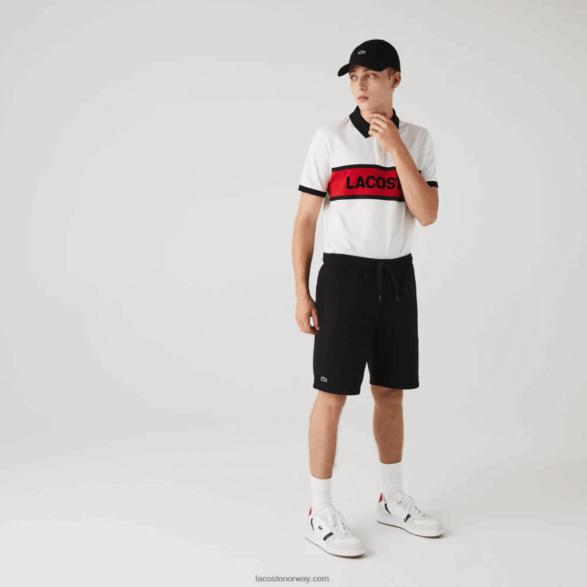 Lacoste sport tennis fleeceshorts 4J4X0T1337 svart 031 menn