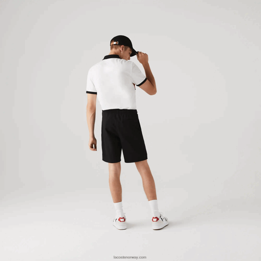 Lacoste sport tennis fleeceshorts 4J4X0T1337 svart 031 menn