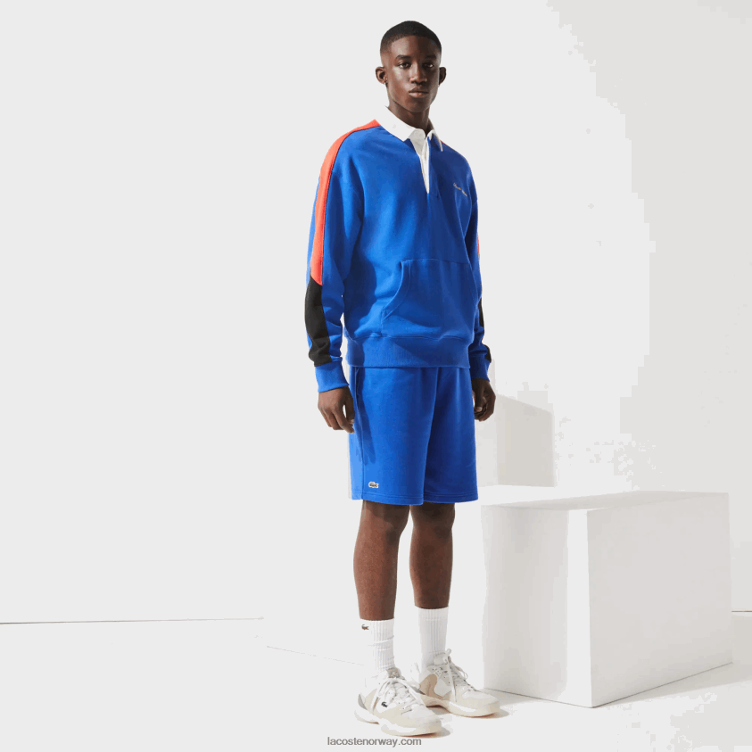 Lacoste sport tennis fleeceshorts 4J4X0T1339 blå hjm menn