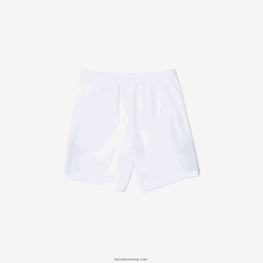Lacoste sport tennisshorts med normal passform og sømløs 4J4X0T1330 hvit marineblå 522 menn