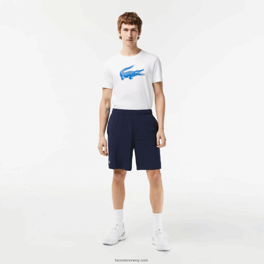 Lacoste sport ultralette shorts 4J4X0T1411 marineblå hvit 525 menn