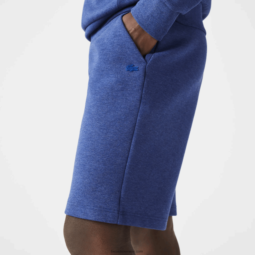 Lacoste stretch shorts i bomullsblanding 4J4X0T1392 blå kine hjd menn