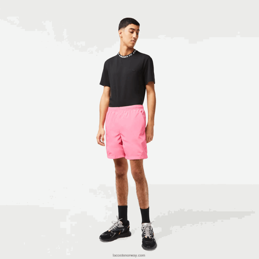 Lacoste vanntette shorts 4J4X0T466 rosa 2r3 menn