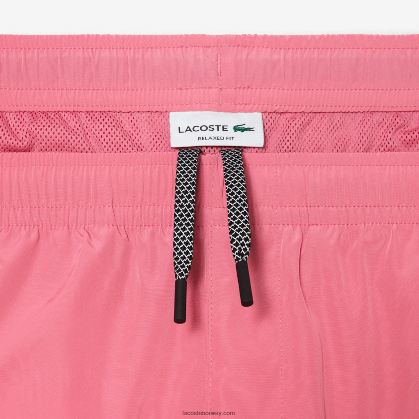 Lacoste vanntette shorts 4J4X0T466 rosa 2r3 menn