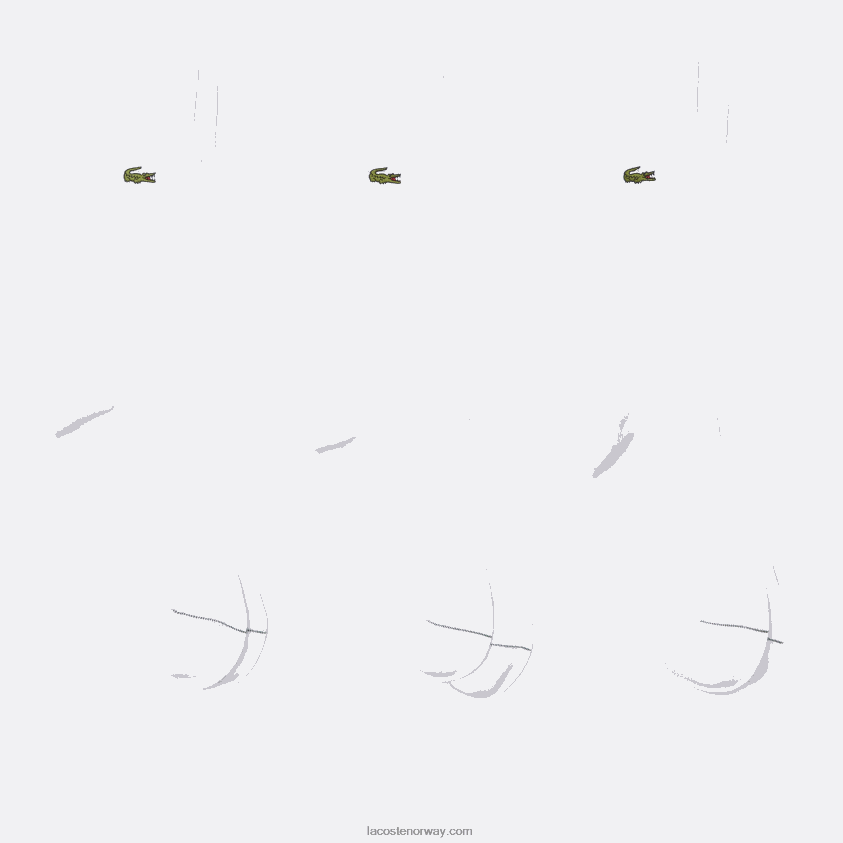 Lacoste pikésokker i høy snitt i bomull 3-pak 4J4X0T1664 hvit 001 menn