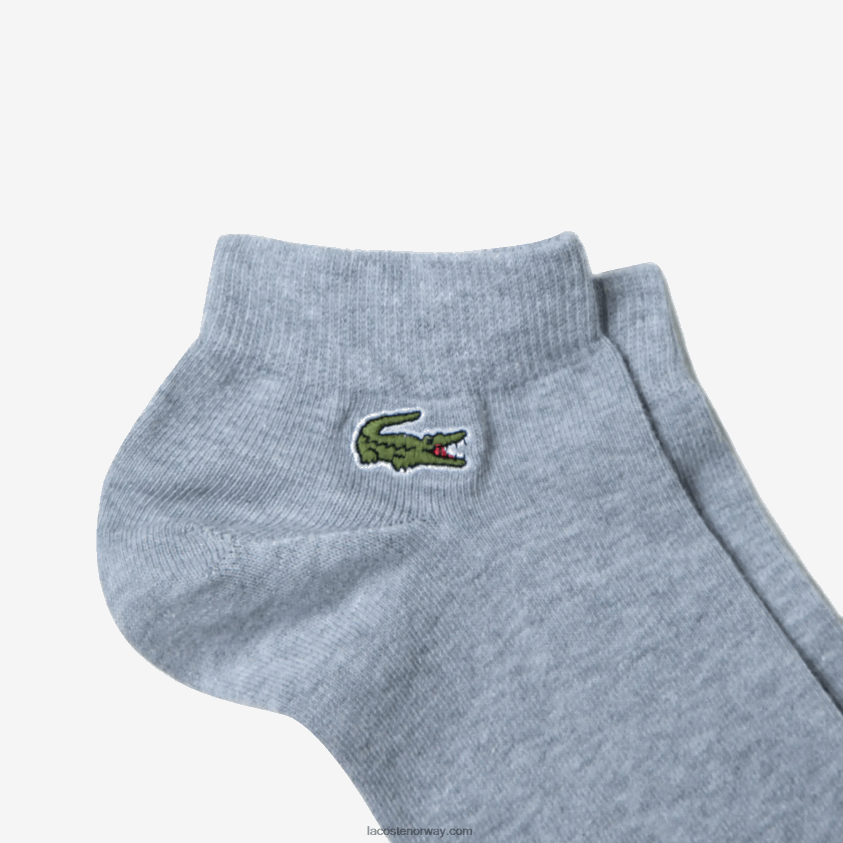 Lacoste sport low-cut sokker 3-pack 4J4X0T510 grå kine marineblå hvit 5kc menn