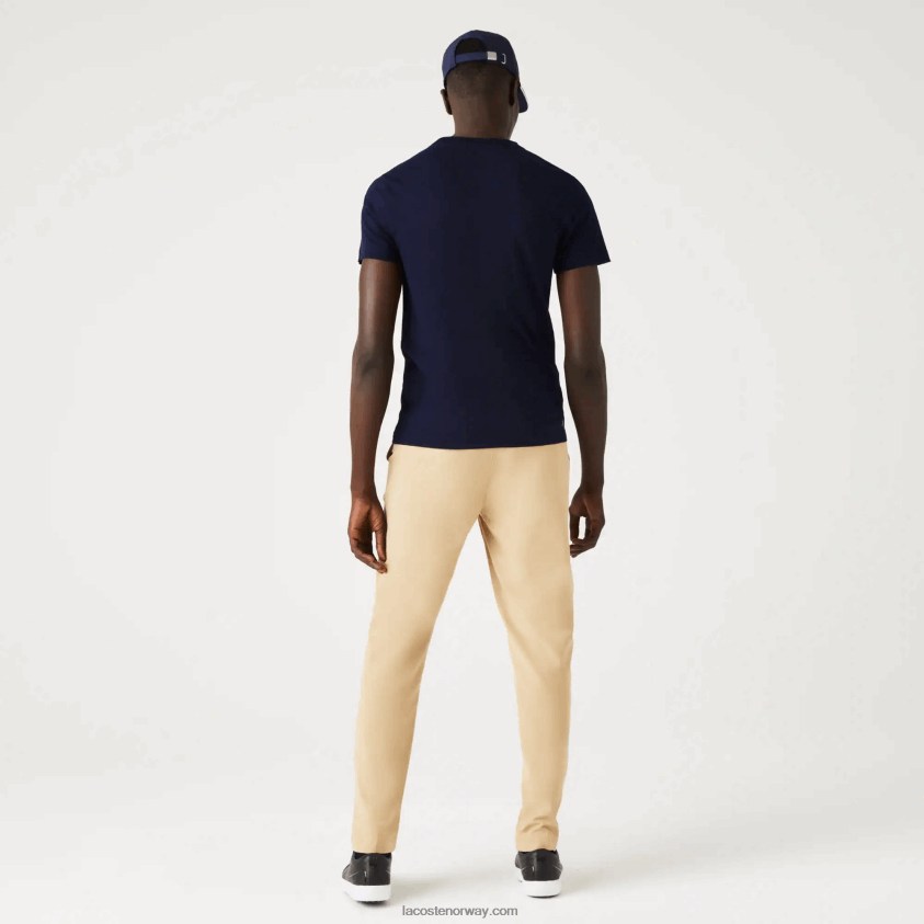 Lacoste presidents cup sport amerikansk flagg t-skjorte 4J4X0T862 marineblå 166 menn