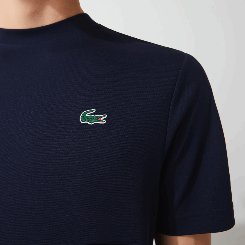 Lacoste sport pustende piké t-skjorte 4J4X0T670 marineblå 166 menn