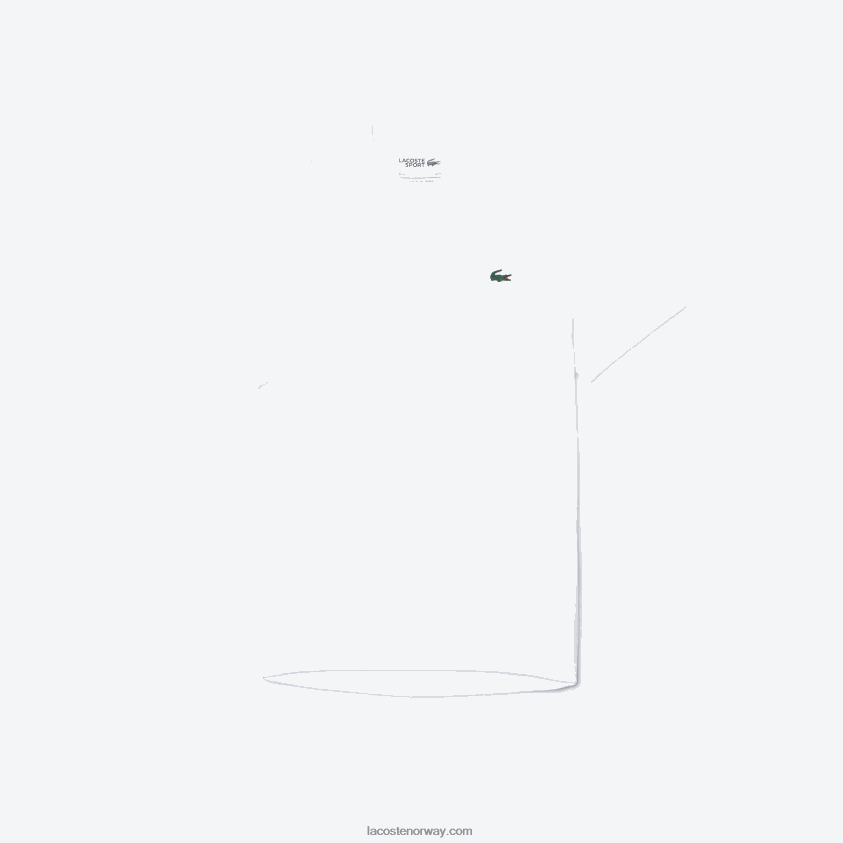 Lacoste sport pustende piké t-skjorte 4J4X0T671 hvit 001 menn