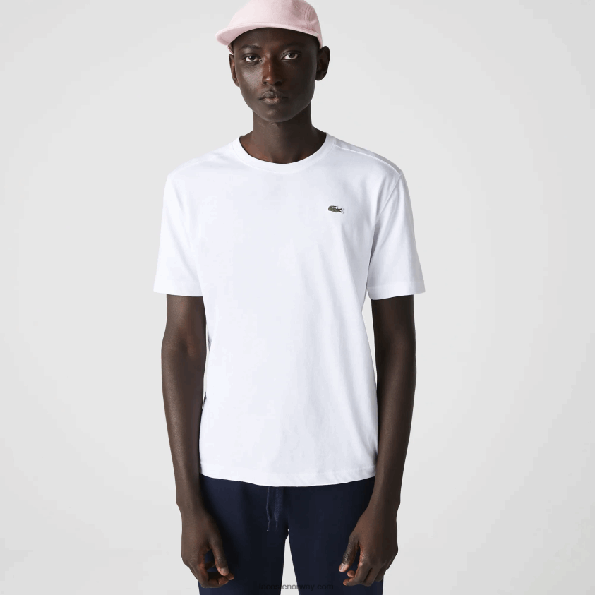 Lacoste sport pustende t-skjorte 4J4X0T51 hvit 001 menn