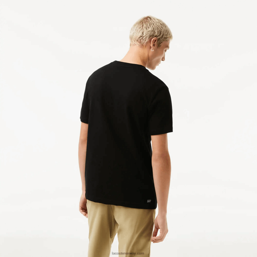 Lacoste sport pustende t-skjorte 4J4X0T52 svart 031 menn