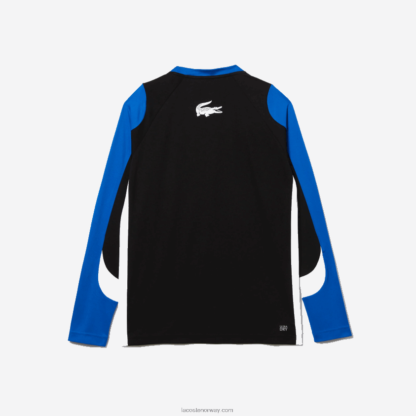 Lacoste sport tennis t-skjorte 4J4X0T753 svart blå hvit zfz menn