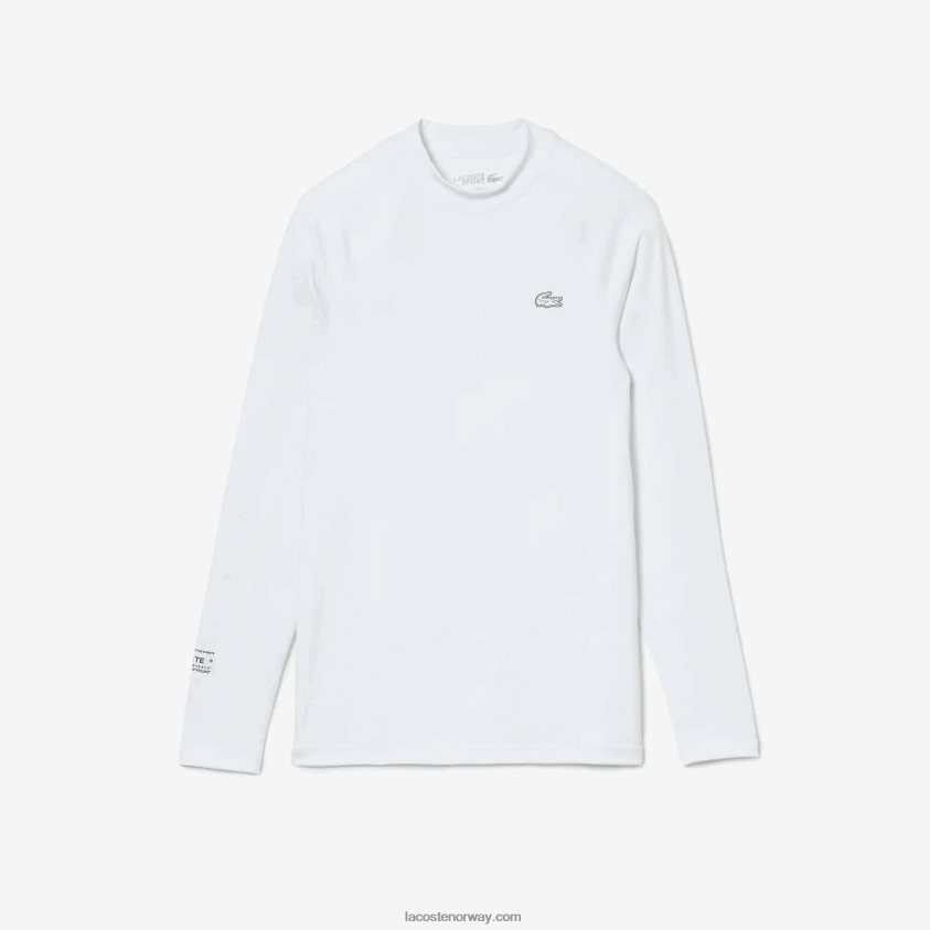 Lacoste termisk sport t-skjorte 4J4X0T877 hvit 001 menn