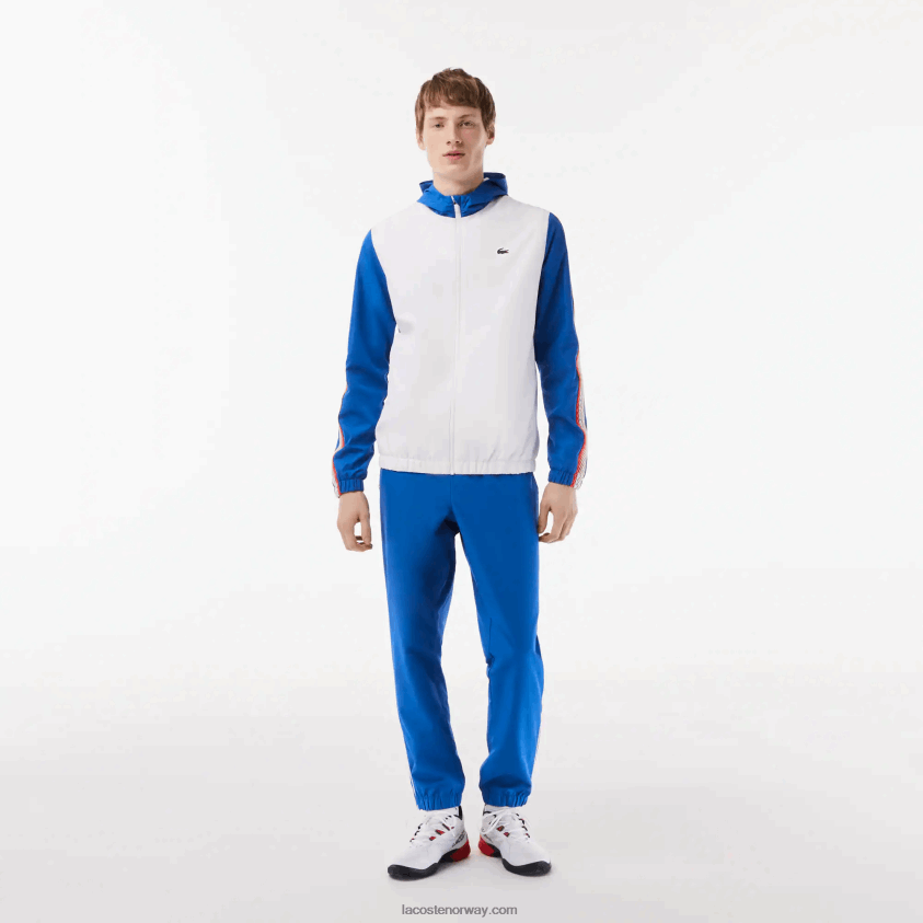 Lacoste tennis joggesett med regular fit 4J4X0T341 hvit blå hvit wmi menn