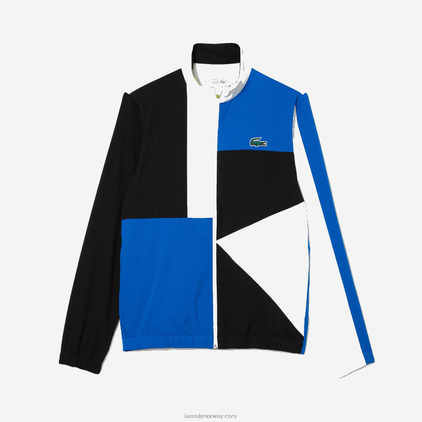 Lacoste tennis treningsdress med krokodilletrykk 4J4X0T1144 hvit svart blå gul l74 menn