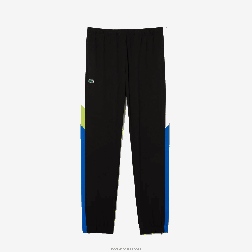 Lacoste tennis treningsdress med krokodilletrykk 4J4X0T1144 hvit svart blå gul l74 menn