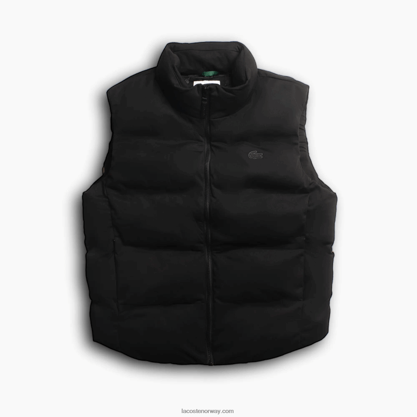 Lacoste sammenleggbar hettevest 4J4X0T1259 svart 031 menn