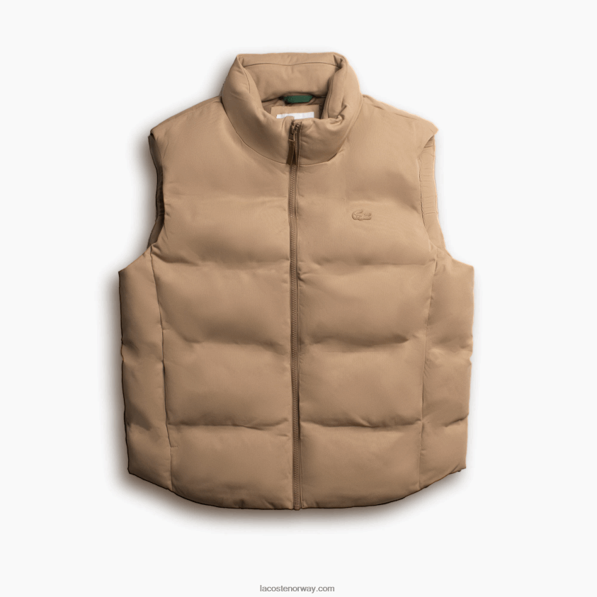Lacoste sammenleggbar hettevest 4J4X0T1260 beige 02s menn