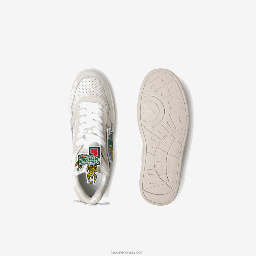 Lacoste ace clip skinn joggesko 4J4X0T1785 hvit 21g menn