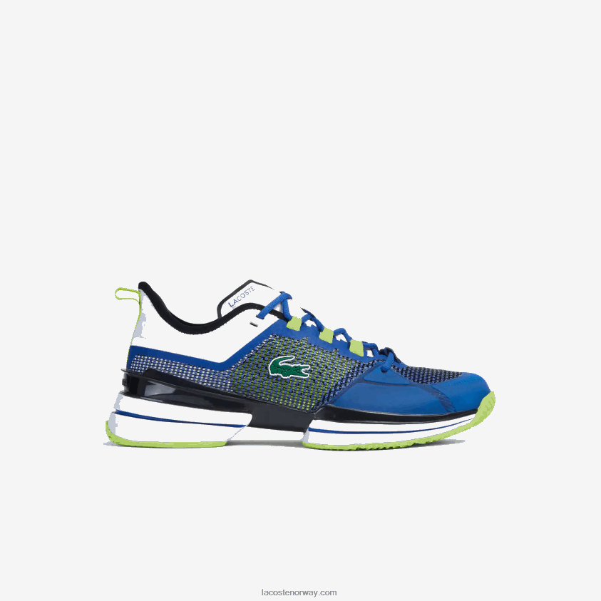 Lacoste ag-lt21 ultra tekstil tennissko 4J4X0T1894 blå svart 2m7 menn
