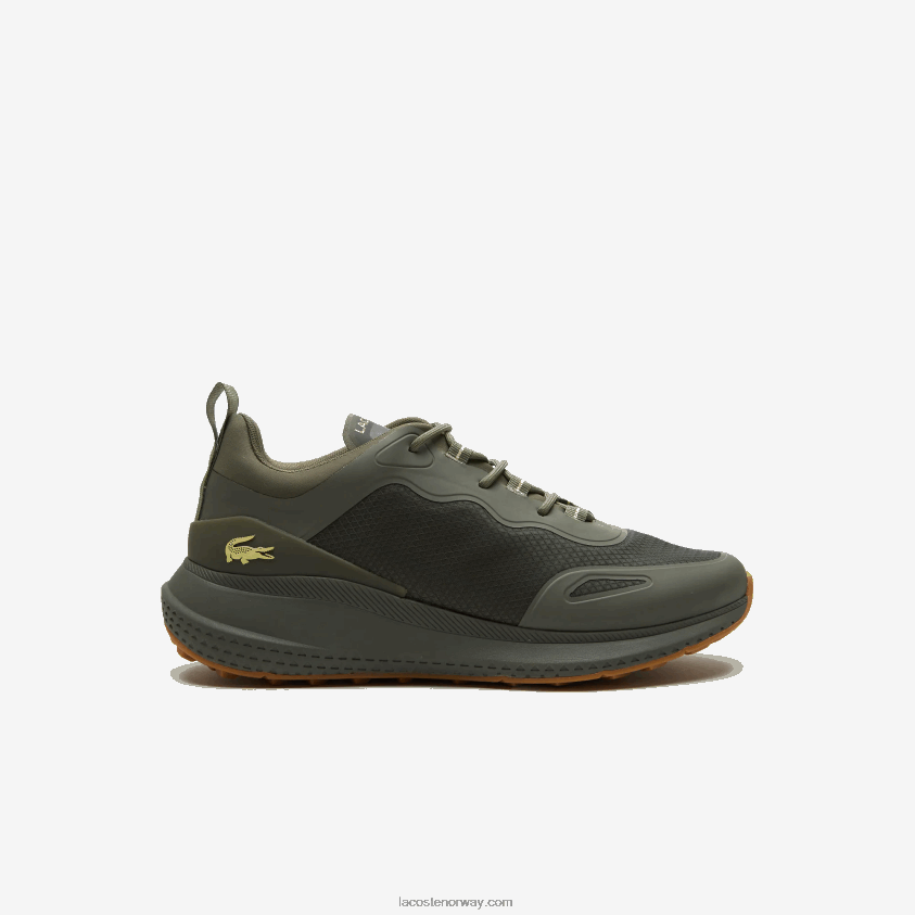Lacoste aktive 4851 tekstilsneakers 4J4X0T1886 mørkegrønn dg2 menn