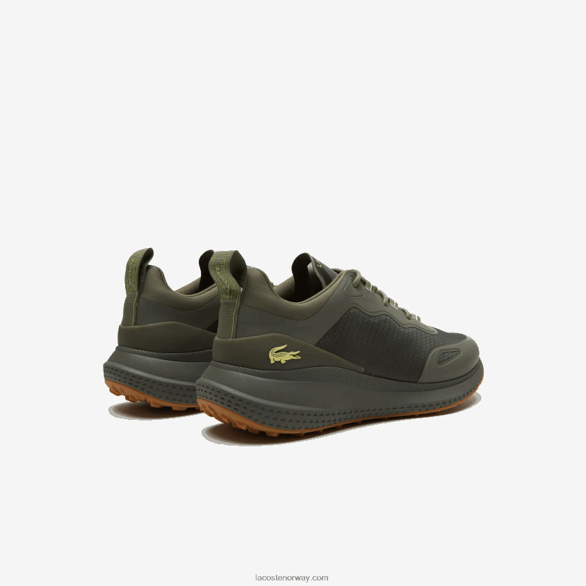 Lacoste aktive 4851 tekstilsneakers 4J4X0T1886 mørkegrønn dg2 menn