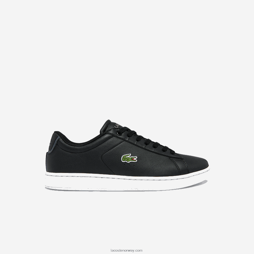 Lacoste carnaby bl skinn joggesko 4J4X0T1816 svart/hvitt 312 menn