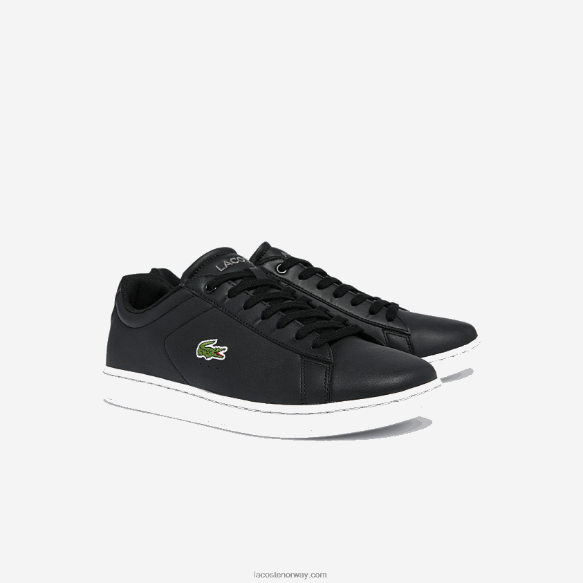 Lacoste carnaby bl skinn joggesko 4J4X0T1816 svart/hvitt 312 menn