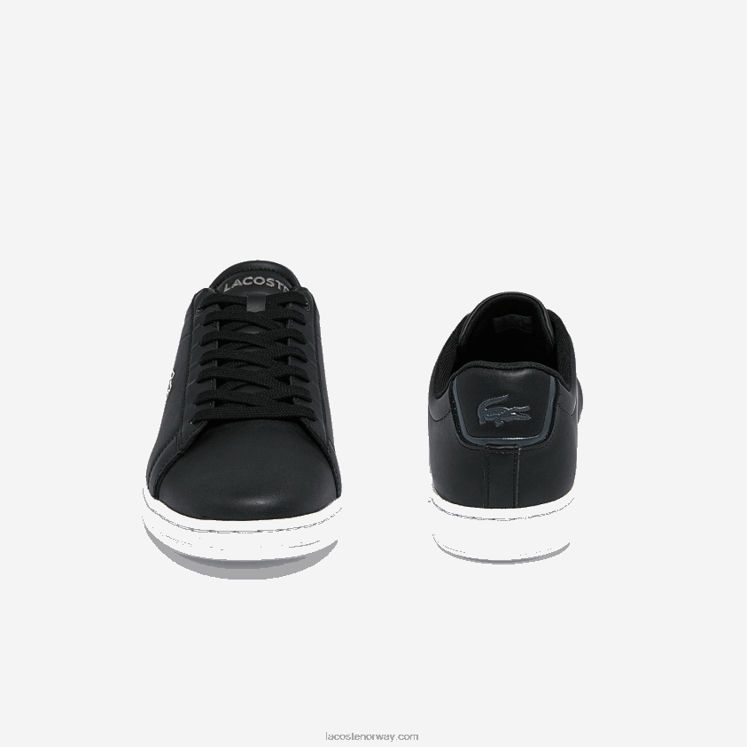 Lacoste carnaby bl skinn joggesko 4J4X0T1816 svart/hvitt 312 menn