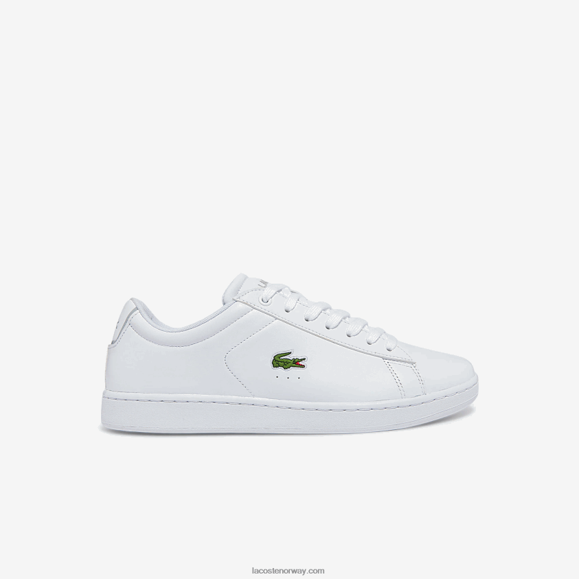 Lacoste carnaby bl skinn joggesko 4J4X0T1817 hvit 21g menn