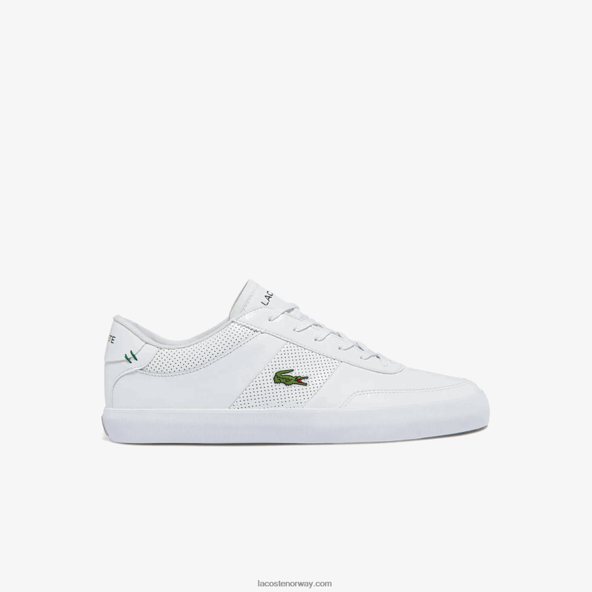 Lacoste court-master skinn joggesko 4J4X0T1913 hvit 21g menn