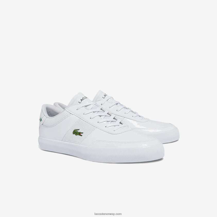 Lacoste court-master skinn joggesko 4J4X0T1913 hvit 21g menn