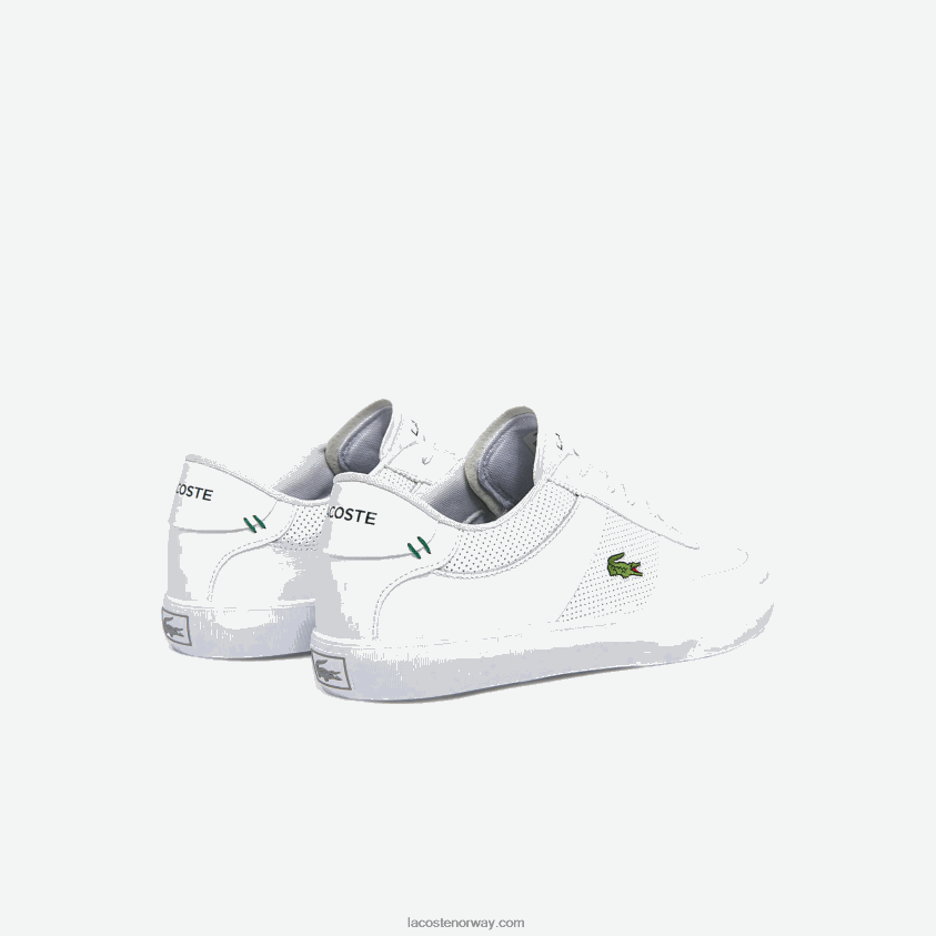 Lacoste court-master skinn joggesko 4J4X0T1913 hvit 21g menn