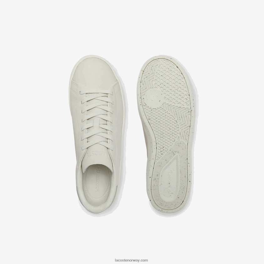 Lacoste court zero skinn joggesko 4J4X0T1873 off white 18c menn