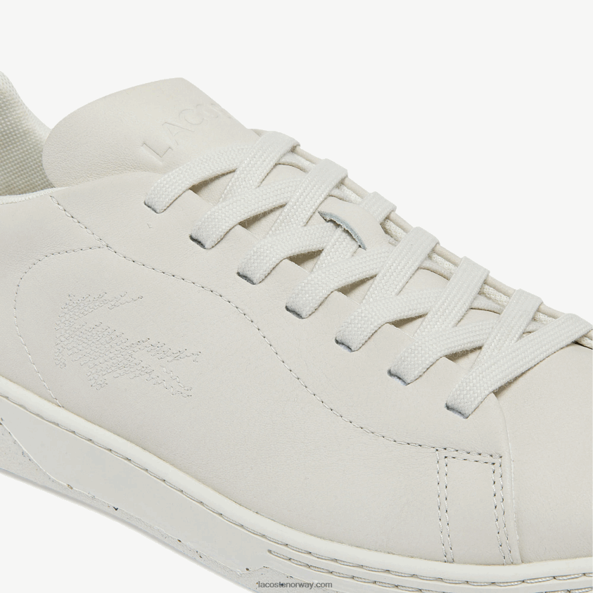 Lacoste court zero skinn joggesko 4J4X0T1873 off white 18c menn