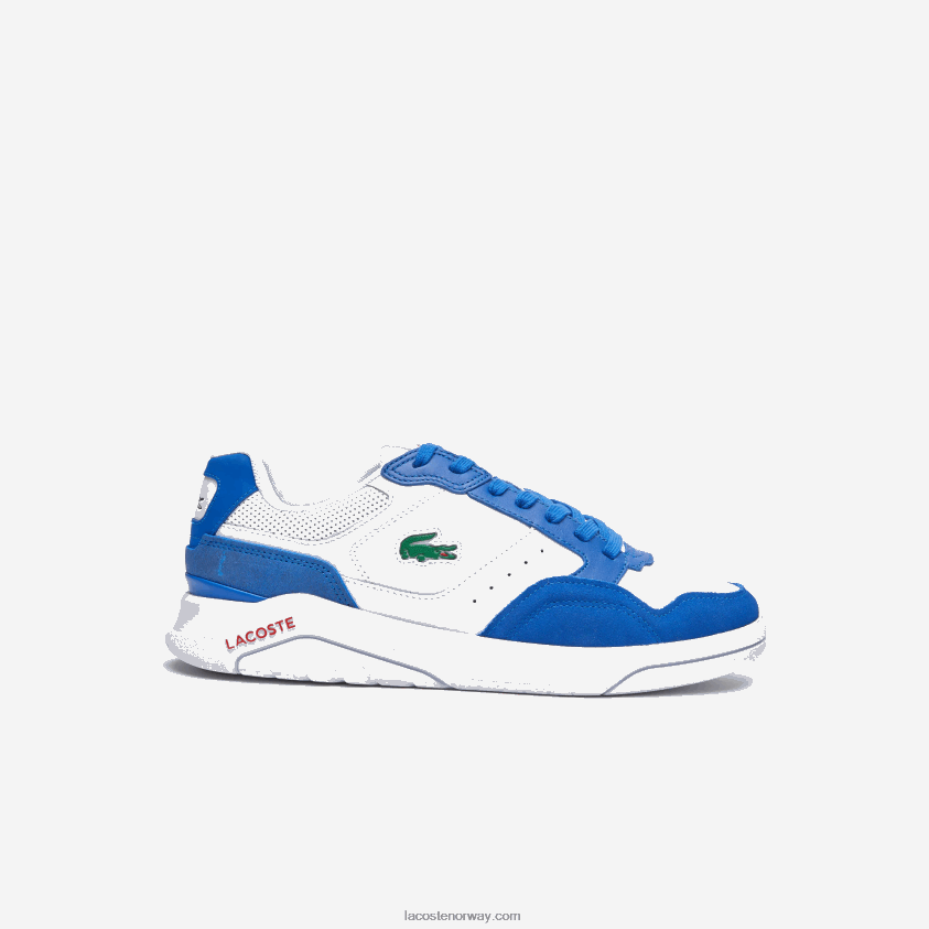 Lacoste game advance luxe skinnsko 4J4X0T1707 hvit/blå 080 menn