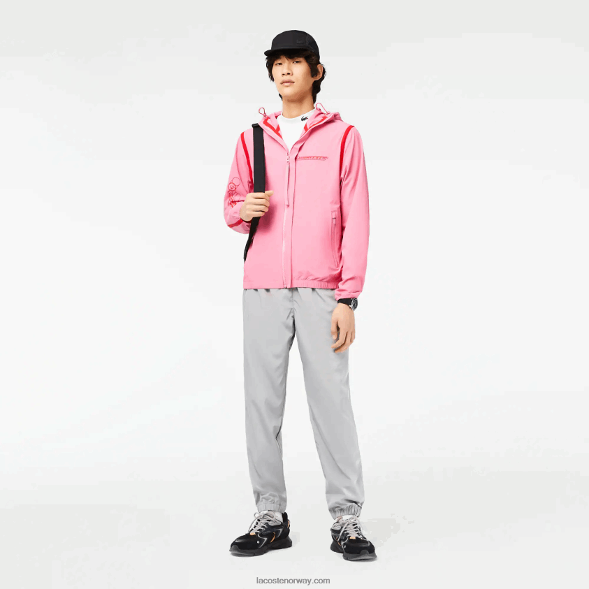 Lacoste l003 neo tekstil joggesko 4J4X0T1697 marine nb0 menn